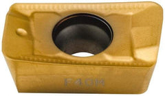 Seco - APKX160416 ME12 Grade F40M Carbide Milling Insert - TiAlN/TiN Finish, 0.223" Thick, 1/16" Corner Radius - USA Tool & Supply