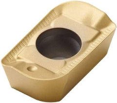 Seco - APKX1604 ME12 Grade F40M Carbide Milling Insert - TiAlN/TiN Finish, 0.223" Thick, 0.031" Corner Radius - USA Tool & Supply