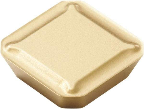 Seco - SEKR1203 E07 Grade F40M Carbide Milling Insert - TiAlN/TiN Finish, 1/8" Thick, 1/2" Inscribed Circle - USA Tool & Supply