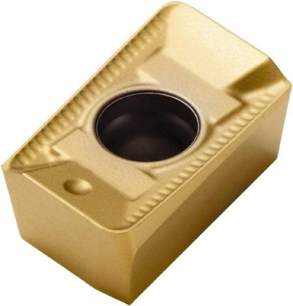 Seco - XCKX13T308 ME10 Grade F40M Carbide Milling Insert - TiAlN/TiN Finish, 0.198" Thick, 0.031" Corner Radius - USA Tool & Supply