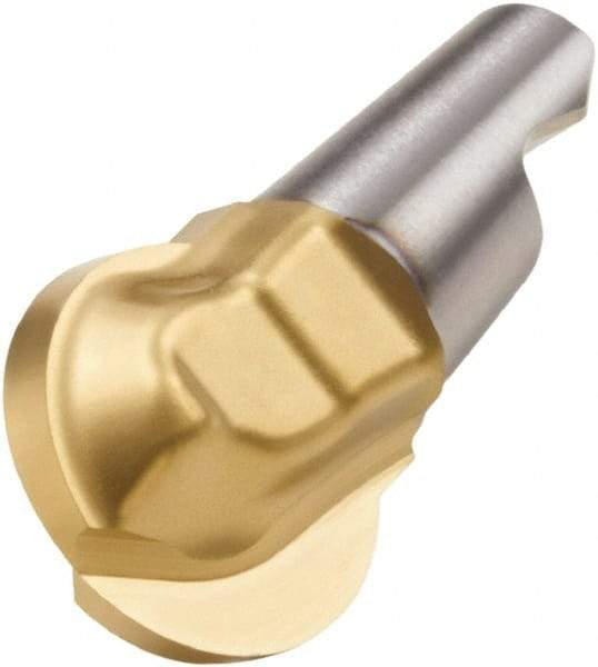Seco - MM12 M07 Grade F30M Carbide End Milling Tip Insert - 2 Flutes, 0.63" Cutting Diam, 0.638" Depth of Cut, 11/16" Extension, 0.315" Cnr Rad - USA Tool & Supply