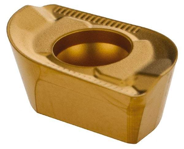 Seco - APKX160467 ME12 Grade T25M Carbide Milling Insert - TiCN/TiC/TiCN/TiN Finish, 0.223" Thick, 0.264" Corner Radius - USA Tool & Supply