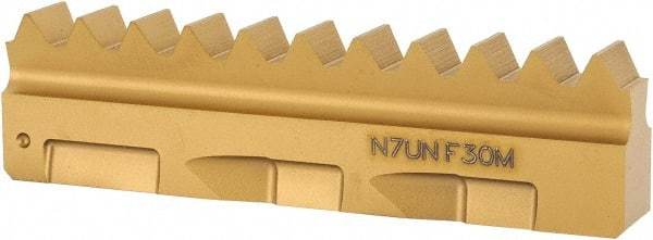 Seco - 7 TPI, Internal Thread, UN Standard, 396.19 F30M Grade Thread Mill Insert - Carbide, TiAlN/TiN Coating - USA Tool & Supply