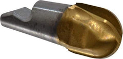 Seco - MM06 M02 Grade F30M Carbide Ball Nose Milling Tip Insert - TiAlN/TiN Finish, 2 Flutes, 1/4" Cutting Diam, 1/4" Depth of Cut, 0.284" Extension, 1/8" Cnr Rad - USA Tool & Supply
