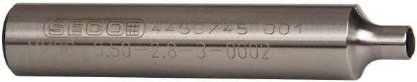 Seco - Minimaster 1/2" 90° Shank Milling Tip Insert Holder & Shank - 0.224" Neck Diam, 2.76" OAL, MM06 Tool Holder - USA Tool & Supply