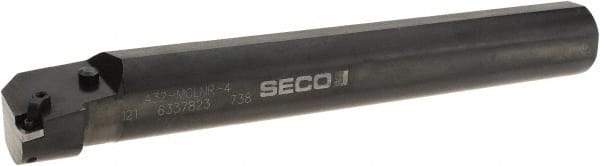 Seco - 2.56" Min Bore Diam, 16" OAL, 2" Shank Diam, A-MCLN Indexable Boring Bar - CNMG 432 Insert, Pin & Clamp Holding Method - USA Tool & Supply