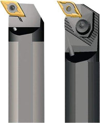 Seco - 40mm Min Bore Diam, 250mm OAL, 32mm Shank Diam, A-PDUN Indexable Boring Bar - 37mm Max Bore Depth, DNM.. 1104.. Insert, Pin Lock Assembly Holding Method - USA Tool & Supply