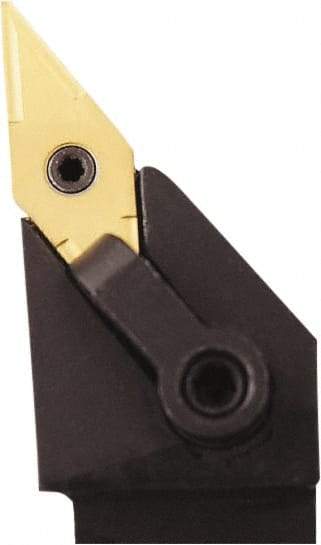 Seco - MVJN, Right Hand Cut, 93° Lead Angle, 1" Shank Height x 1" Shank Width, Negative Rake Indexable Turning Toolholder - 6" OAL, VNMG 432 Insert Compatibility, Series Multi-Directional Turning (MDT) - USA Tool & Supply