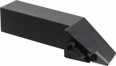 Seco - MVJN, Left Hand Cut, 93° Lead Angle, 1-1/4" Shank Height x 1-1/4" Shank Width, Negative Rake Indexable Turning Toolholder - 6" OAL, VNMG 432 Insert Compatibility, Series Multi-Directional Turning (MDT) - USA Tool & Supply