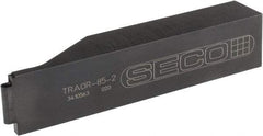 Seco - TRAO, Right Hand Cut, 1-1/4" Shank Height x 1" Shank Width, Neutral Rake Indexable Turning Toolholder - 6" OAL, RCGS Insert Compatibility, Series Multi-Directional Turning (MDT) - USA Tool & Supply