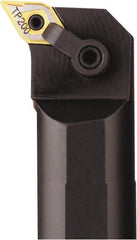 Seco - 2-1/4" Min Bore Diam, 14" OAL, 1-1/2" Shank Diam, A-MDUN Indexable Boring Bar - DNMG 432 Insert, Pin & Clamp Holding Method - USA Tool & Supply