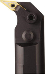Seco - 3-1/4" Min Bore Diam, 16" OAL, 2" Shank Diam, A-MVUN Indexable Boring Bar - VNMG 432 Insert, Pin & Clamp Holding Method - USA Tool & Supply