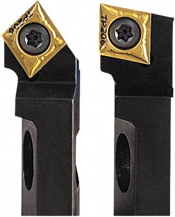 Seco - Right Hand, SCGC Toolholder Compatibility, CC.. Insert Compatibility, Indexable Turning Cartridge - Screw Holding Method, 50mm OAL x 15mm OAH - USA Tool & Supply