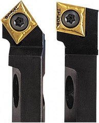Seco - Left Hand, SCRC Toolholder Compatibility, CC.. Insert Compatibility, Indexable Turning Cartridge - Screw Holding Method, 50mm OAL x 15mm OAH - USA Tool & Supply