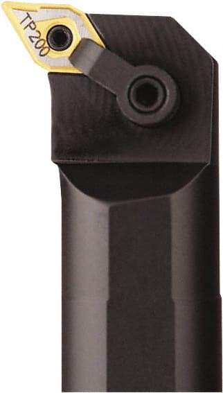 Seco - 1.3" Min Bore Diam, 12" OAL, 1" Shank Diam, S-MDUN Indexable Boring Bar - DNMU 332 Insert, Pin & Clamp Holding Method - USA Tool & Supply