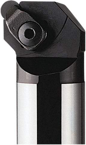 Seco - 40mm Min Bore Diam, 250mm OAL, 32mm Shank Diam, S-CRSN Indexable Boring Bar - 40mm Max Bore Depth, RN.N 0903.. Insert, Clamp Holding Method - USA Tool & Supply