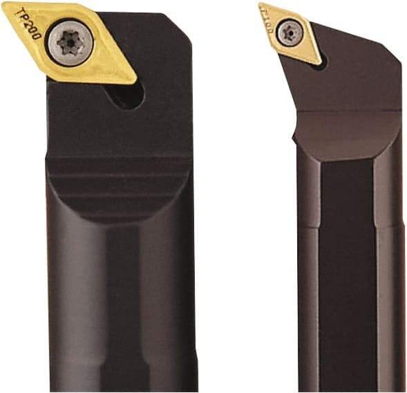 Seco - 0.78" Min Bore Diam, 8" OAL, 12.7mm Shank Diam, S-SDQC Indexable Boring Bar - DCMT 21.5.. Insert, Screw Holding Method - USA Tool & Supply