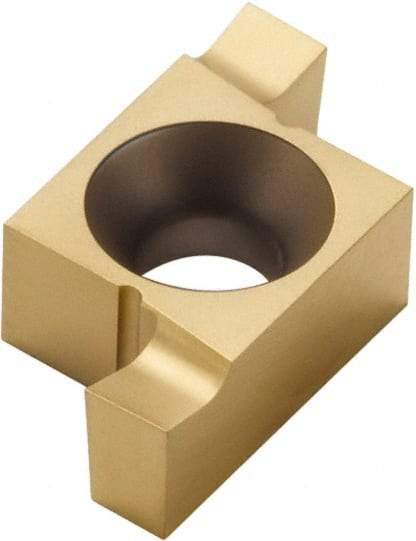 Seco - 204420ER FG Grade CP500, 4.4mm Cutting Width Carbide Grooving Insert - 4.4mm Max Depth of Cut, Right Hand, TiAlN/TiN Finish - USA Tool & Supply
