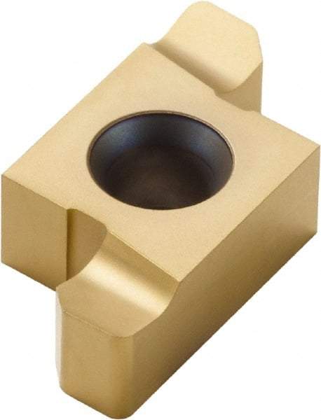 Seco - 202020ER Grade CP500, 4.5mm Cutting Width Carbide Grooving Insert - Right Hand, 1mm Corner Radius, TiAlN/TiN Finish - USA Tool & Supply