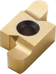 Seco - 142014ER R Grade CP500, 2mm Cutting Width Carbide Grooving Insert - Right Hand, 2mm Corner Radius, TiAlN/TiN Finish - USA Tool & Supply