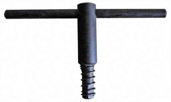 Gibraltar - 6" Chuck Diam Compatibility, Lathe Chuck Key - Compatible with 3-Jaw Chucks, Self Ejecting, 3.35" Body Length, 0.393" Actual Key Square Size - USA Tool & Supply