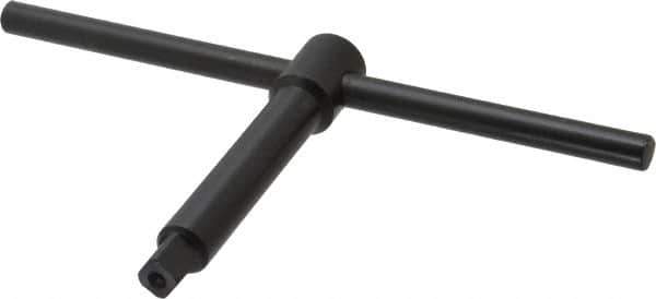 Gibraltar - 8" Chuck Diam Compatibility, Lathe Chuck Key - Compatible with 4-Jaw Chucks, Self Ejecting, 3.35" Body Length, 0.393" Actual Key Square Size - USA Tool & Supply