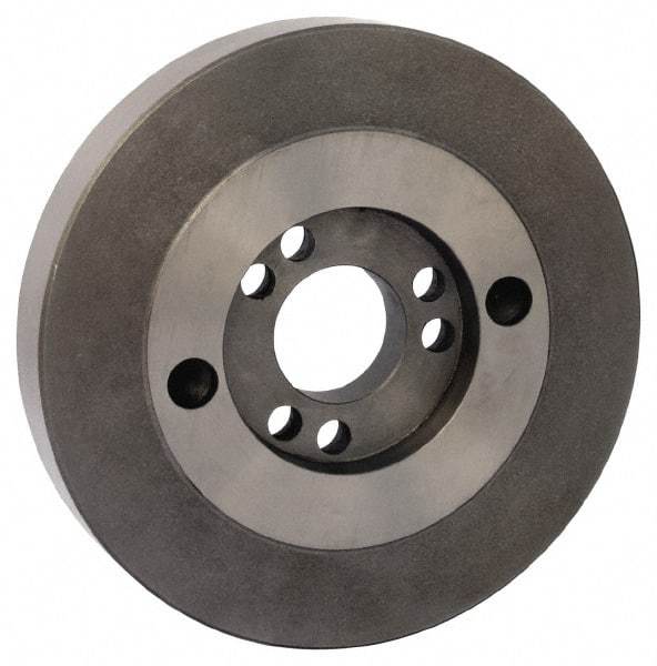Gibraltar - Adapter Back Plate for 4" Diam Lathe Chucks - 1-10 Mount, Steel - USA Tool & Supply