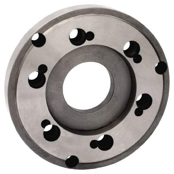 Gibraltar - Adapter Back Plate for 12" Diam Lathe Chucks - D1-8 Mount, Semi-Steel - USA Tool & Supply