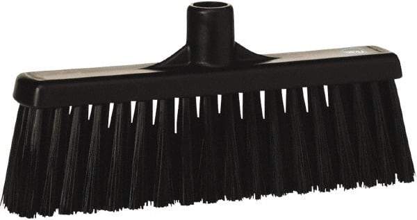 Vikan - 5-5/8" OAL Polyester Bristle Lobby Broom - 3" Bristle Length, 11" Wide - USA Tool & Supply