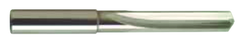 6.2mm Dia. - Carbide Straight Flute 4XD Drill-120Â° Point-Coolant-Bright - USA Tool & Supply