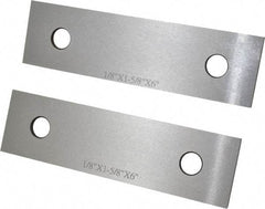 SPI - 6" Long x 1-5/8" High x 1/8" Thick, Steel Parallel - Sold as Matched Pair - USA Tool & Supply