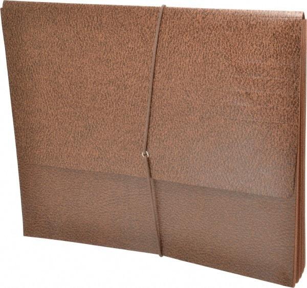 SMEAD - 9-1/2 x 11-3/4", Letter Size, Brown, 3-1/2" Expanding Wallet - 1 per Box - USA Tool & Supply