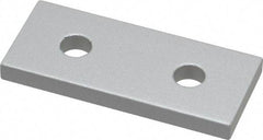 80/20 Inc. - 7/8" Wide, 2" High, Open Shelving 2 Hole Joining Strip - Aluminum, Use with Series 10 & Bolt Kit 3321 - USA Tool & Supply