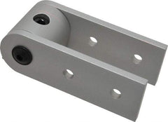80/20 Inc. - 3" High, Open Shelving 0° 3" Arm Dynamic Pivot Assembly - Aluminum, Use with Series 15 & Bolt Kit 3320 or 3325 - USA Tool & Supply