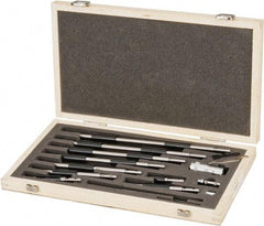 SPI - 2 to 12", Mechanical, Interchangeable Rod Micrometer - 0.001 Inch Graduation, Accurate Up to 0.0004 Inch, 0.248 Inch Rod Diameter, 1/2 Inch Travel, 10 Rods, NIST Traceability Certification Included - USA Tool & Supply