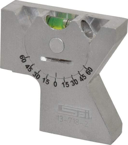 SPI - Machine Set-Up Gage Levels Minimum Adjustable Angle: 0.00 Maximum Adjustable Angle: 360.00 - USA Tool & Supply