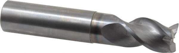 Niagara Cutter - 3/4", 3 Flute, Single End, Solid Carbide, 0.03" Corner Radius End Mill - 4" OAL, 40° Helix, Right Hand Flute, 1" LOC, Right Hand Cut, 1-7/8" Extended Reach - USA Tool & Supply