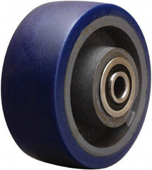 Hamilton - 6 Inch Diameter x 2-1/2 Inch Wide, Polyurethane on Cast Iron Caster Wheel - 1,300 Lb. Capacity, 3-1/4 Inch Hub Length, 1-1/4 Inch Axle Diameter, Tapered Roller Bearing - USA Tool & Supply