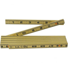 Wiha - Folding Rules Overall Length (Feet): 6.00 Graduation (Inch): 1/16 - USA Tool & Supply