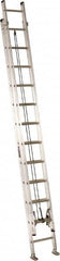 Louisville - 24' High, Type IA Rating, Aluminum Industrial Extension Ladder - USA Tool & Supply