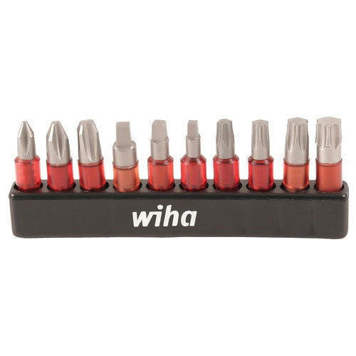 10 PC IMPACT BIT SET-PH/SQ/TORX - USA Tool & Supply