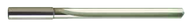 5.5mm Dia. - Carbide Straight Flute 7xD Drill-120° Point-Coolant-Bright - USA Tool & Supply
