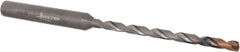 Walter-Titex - 1/8" 140° Spiral Flute Solid Carbide Taper Length Drill Bit - USA Tool & Supply