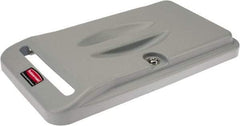 Rubbermaid - Confidential Document Container Lid for Use with Rectangular Container - Plastic - USA Tool & Supply