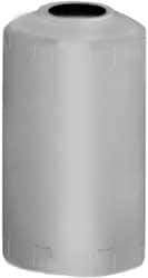 Made in USA - 100 Gallon Cylindrical Linear Polyethylene Liquid-Dispensing Tank - 64" High x 23" Diam - USA Tool & Supply