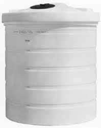 Made in USA - 200 Gallon Tapered Cylinder Linear Polyethylene Double Wall Tank - 52" High x 41" Diam - USA Tool & Supply