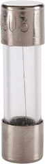 Cooper Bussmann - 250 VAC, 3 Amp, Fast-Acting Miniature Glass Fuse - Fuse Holder Mount, 1-1/2" OAL, 13/32" Diam - USA Tool & Supply