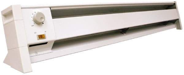 Marley - 45" Long, 120 Volt, 500/100/1500 Watt, 3410/5120 BTU, Electric Baseboard Heater - USA Tool & Supply