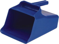 Remco - 128 oz Blue Polypropylene Flat Bottom Scoop - 8.7" Wide x 6.7" Deep Bowl, 11" OAL - USA Tool & Supply