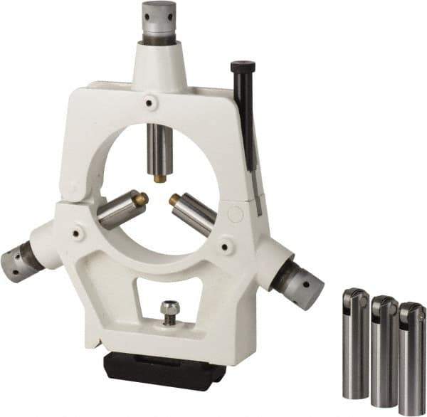 Clausing - Steady Lathe Rest - Compatible with Toolroom Lathes, 3/8 to 9" Workpiece Diam - USA Tool & Supply